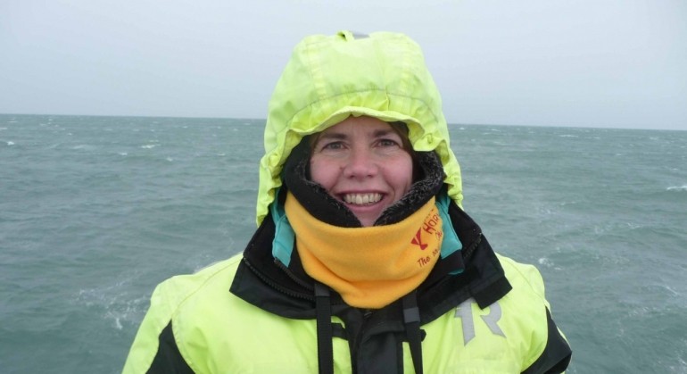 Margaret leading one of our YCN Seabird and Whale Trips 2020