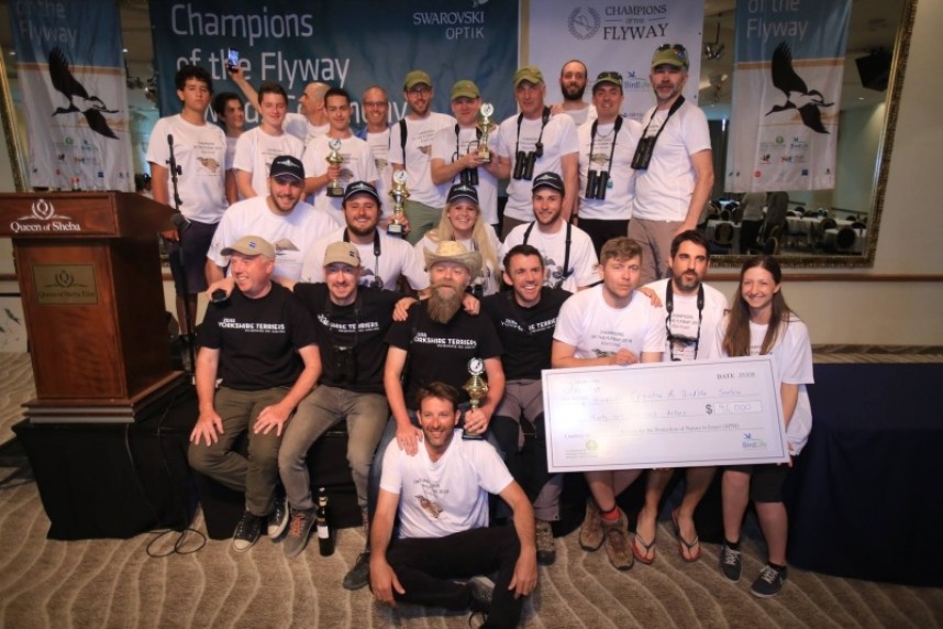 The winning teams at Champions of the Flyway 2018