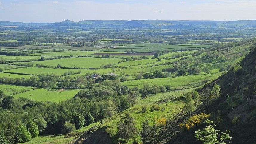 View from Lordstones Alum House Lane North Yorkshire © Richard Baines
