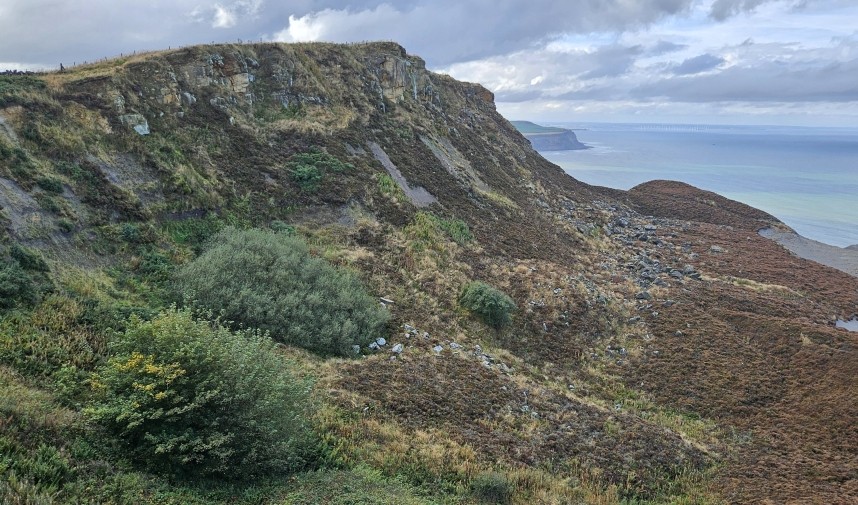 The undercliff at Boulby - September 2024 © Richard Baines