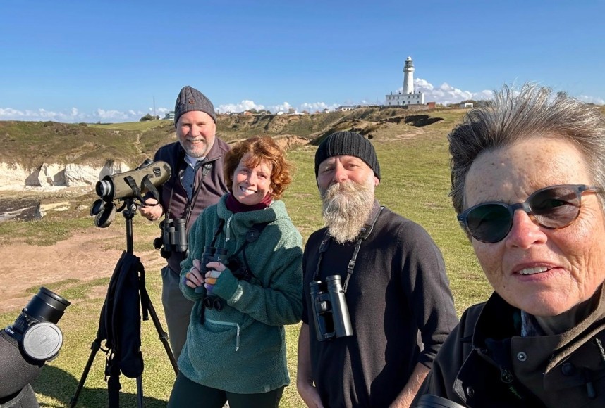 Flamborough Migration day guests with Mark Pearson - September 2025