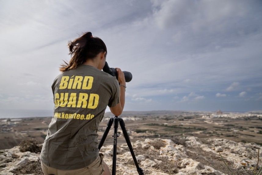 Bird Guard working in the team © CABS